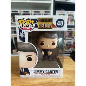 VAULTED Jimmy Carter Funko Pop #48 American History President Icon James Peanuts